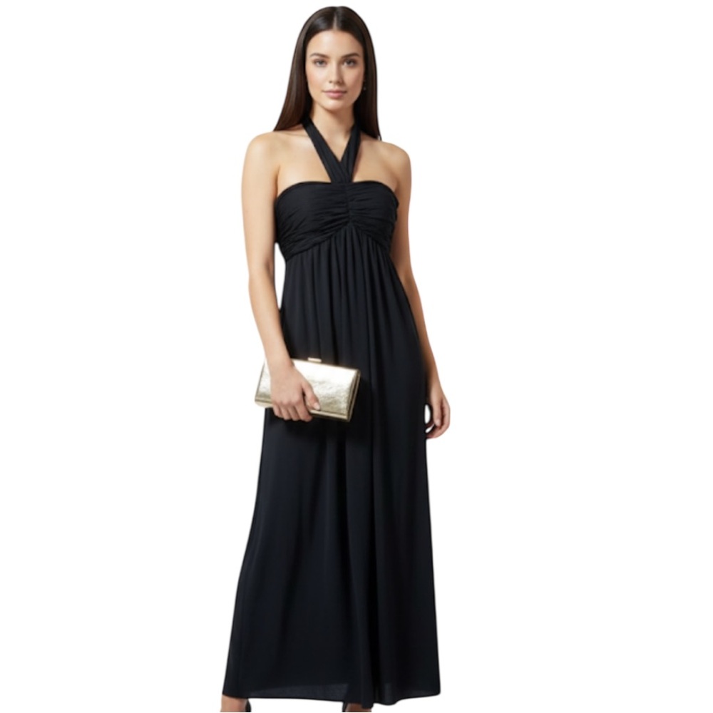 White House Black Market Formal Halter Floor length dress Size 0